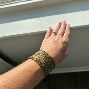 Elegant Gold Beaded Bracelet